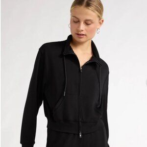 Scoop Women’s Ultimate Scubaknit Funnel Neck Zip Sweatshirt with pockets